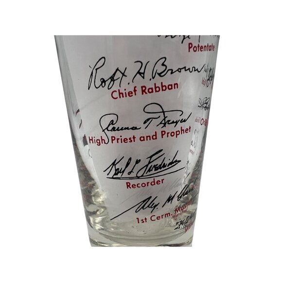 Masonic Shriner 1959 Divan Glass Diamond Jubilee George Stalker 4.5" Tall - Picture 5 of 8